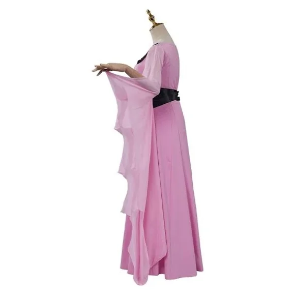 Elegant Lavender Gothic Dress - Picture 4 of 10